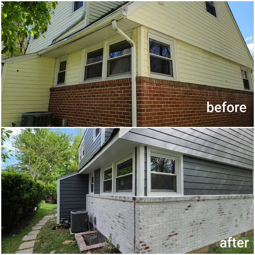 before and after siding VA